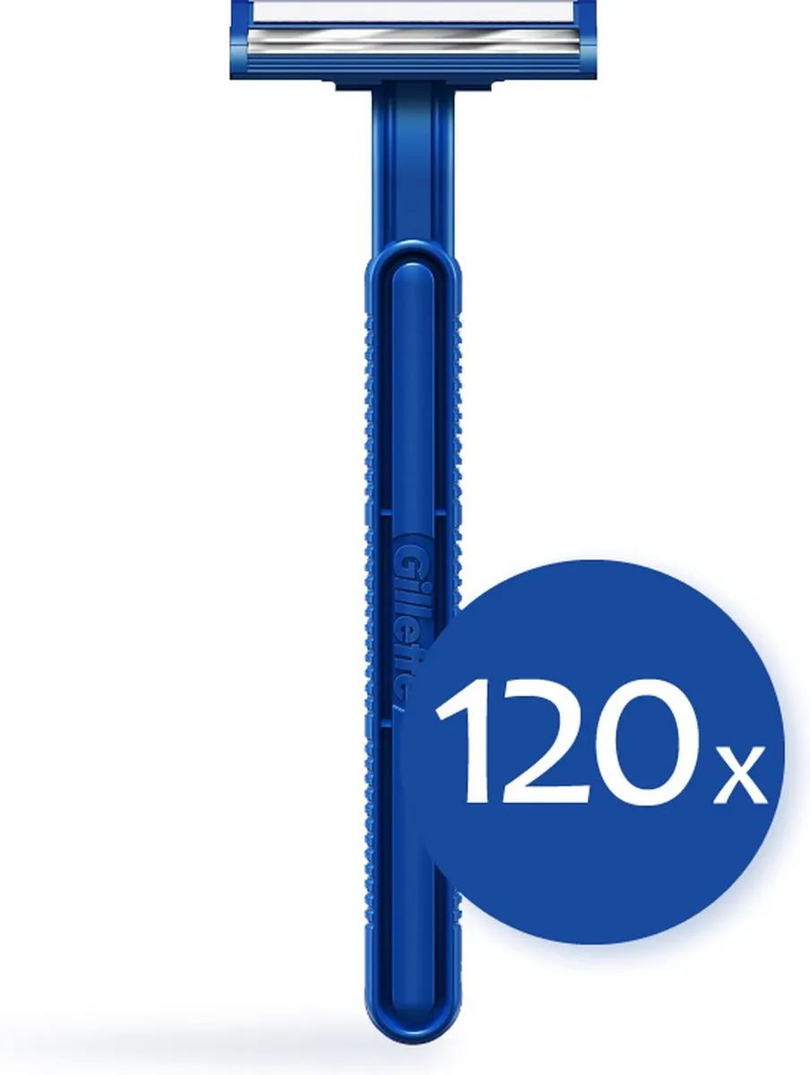 Gillette Blue II Wegwerpscheermesjes 120 Stuks
