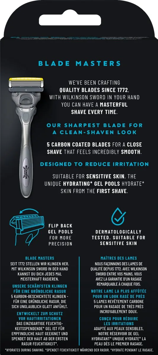 Wilkinson Sword Hydro 5 Ultimate Scheersysteem - Blauw
