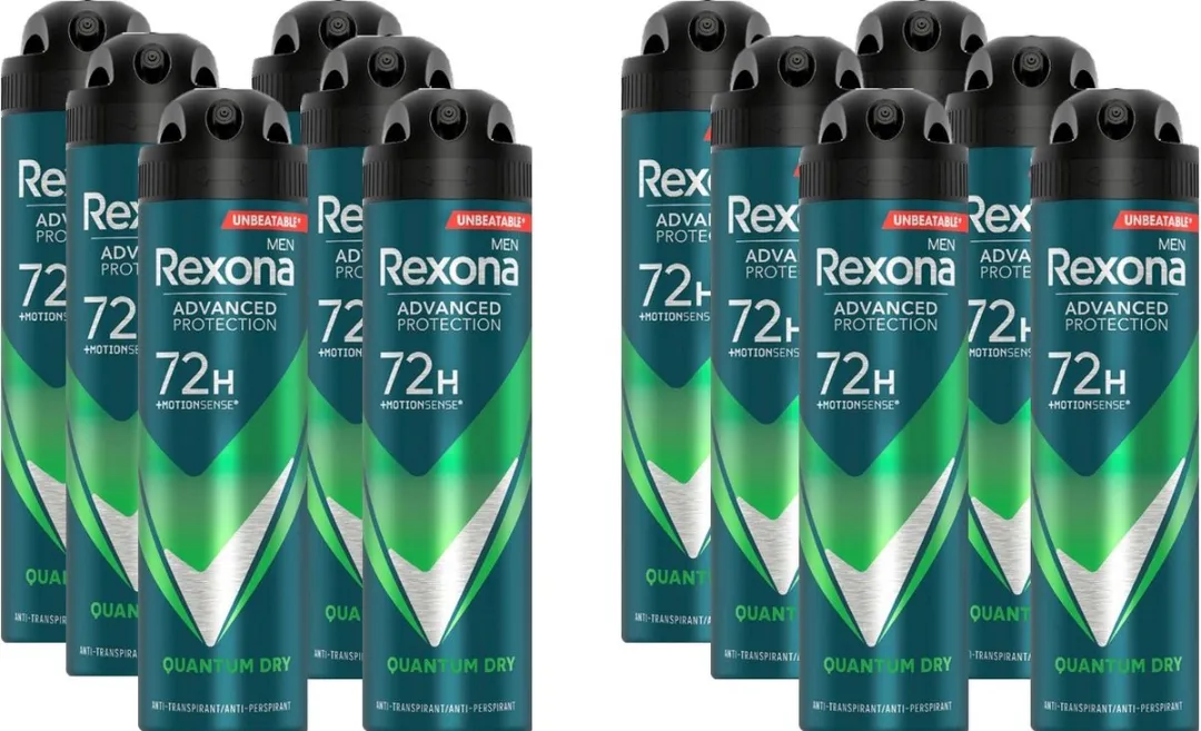 Rexona Men Quantum Dry Deodorant Spray - 12x150ml