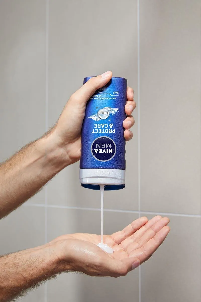 NIVEA MEN Protect & Care Douchegel 3-in-1 - 6x250ml - afbeelding 6 van 6