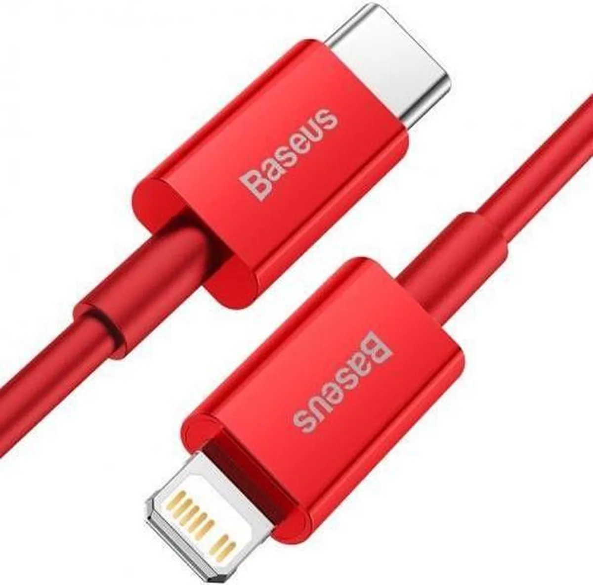 Baseus Superior Series USB-C naar Lightning PD 20W - 1m Rood