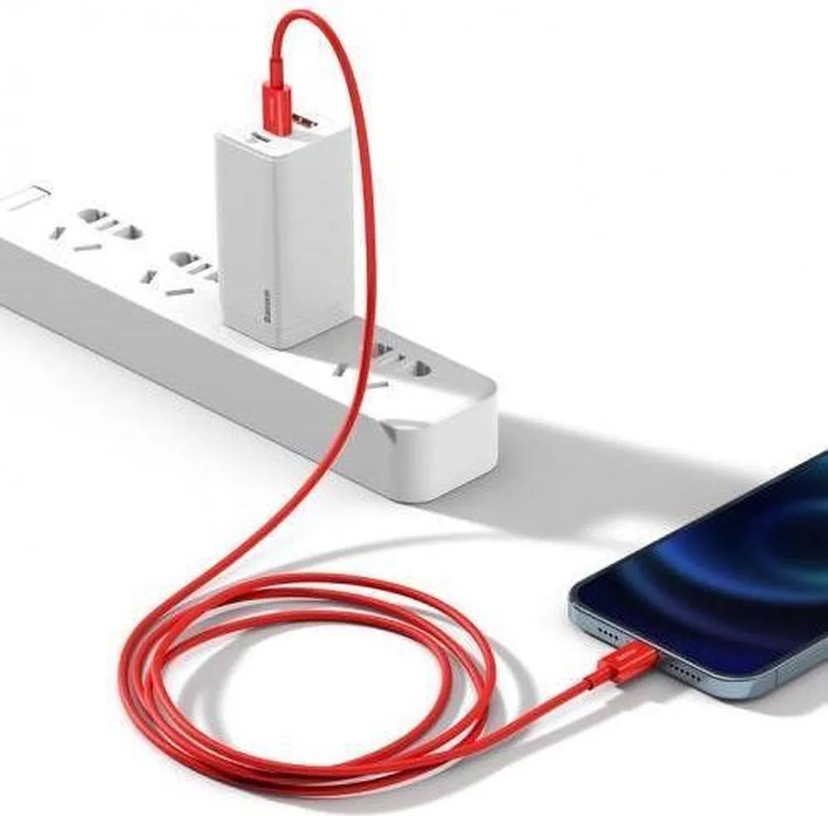 Baseus Superior Series USB-C naar Lightning PD 20W - 1m Rood