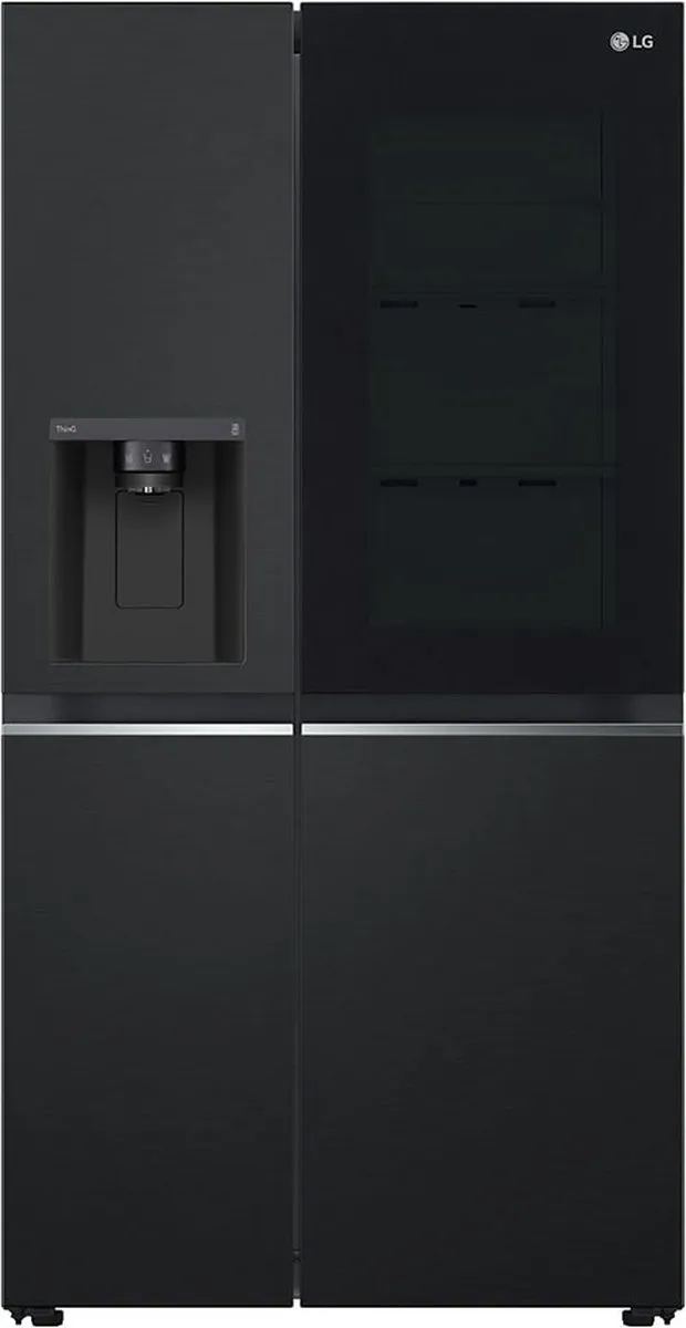 LG InstaView GSGV80EPLD Amerikaanse Koelkast Vrijstaand 635L - Zwart/Grafiet