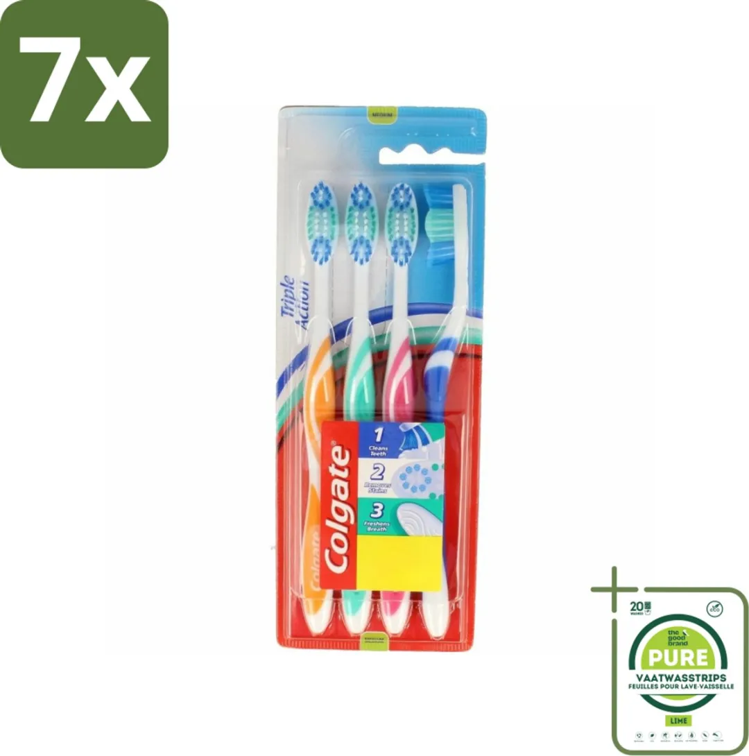 Colgate Triple Action Tandenborstels Medium