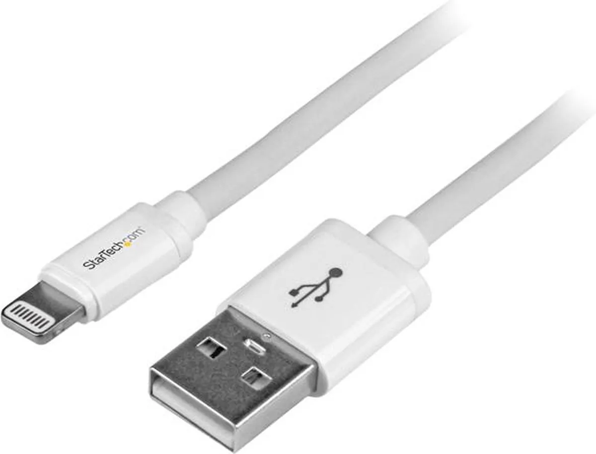 Baseus StarTech.com KD13110 Lightning naar USB-kabel 2m - Wit