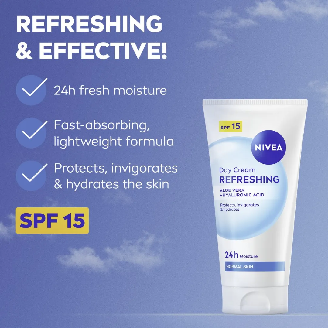 NIVEA Essentials Verfrissende Dagcrème SPF 15 - 50ml