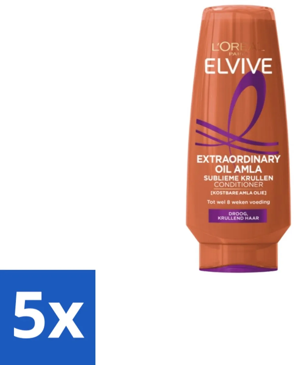 L'Oréal Paris Elvive Extraordinary Oil Conditioner 200ml - 5 Stuks