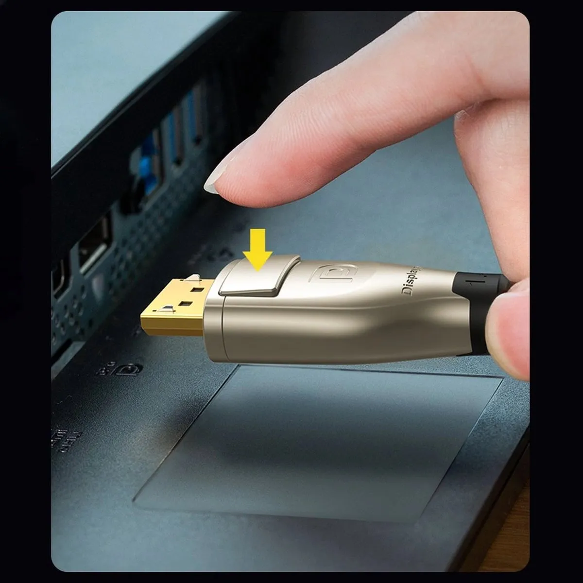 Ugreen DP112 DP1.4 DisplayPort Kabel 3m - Zwart