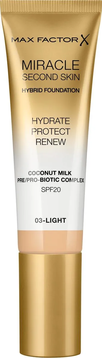 Max Factor Miracle Second Skin Foundation 03 Light