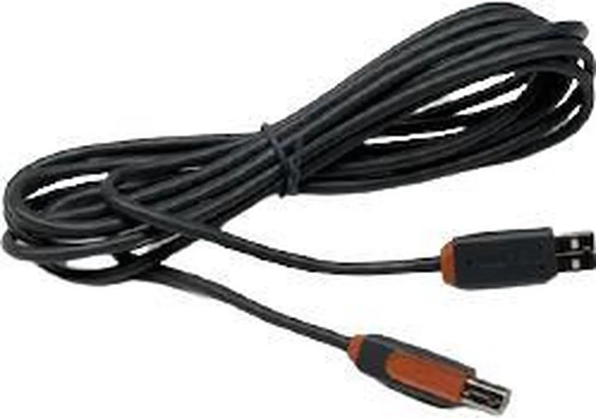 Belkin USB-kabel A/B 3m - Grijs/Oranje