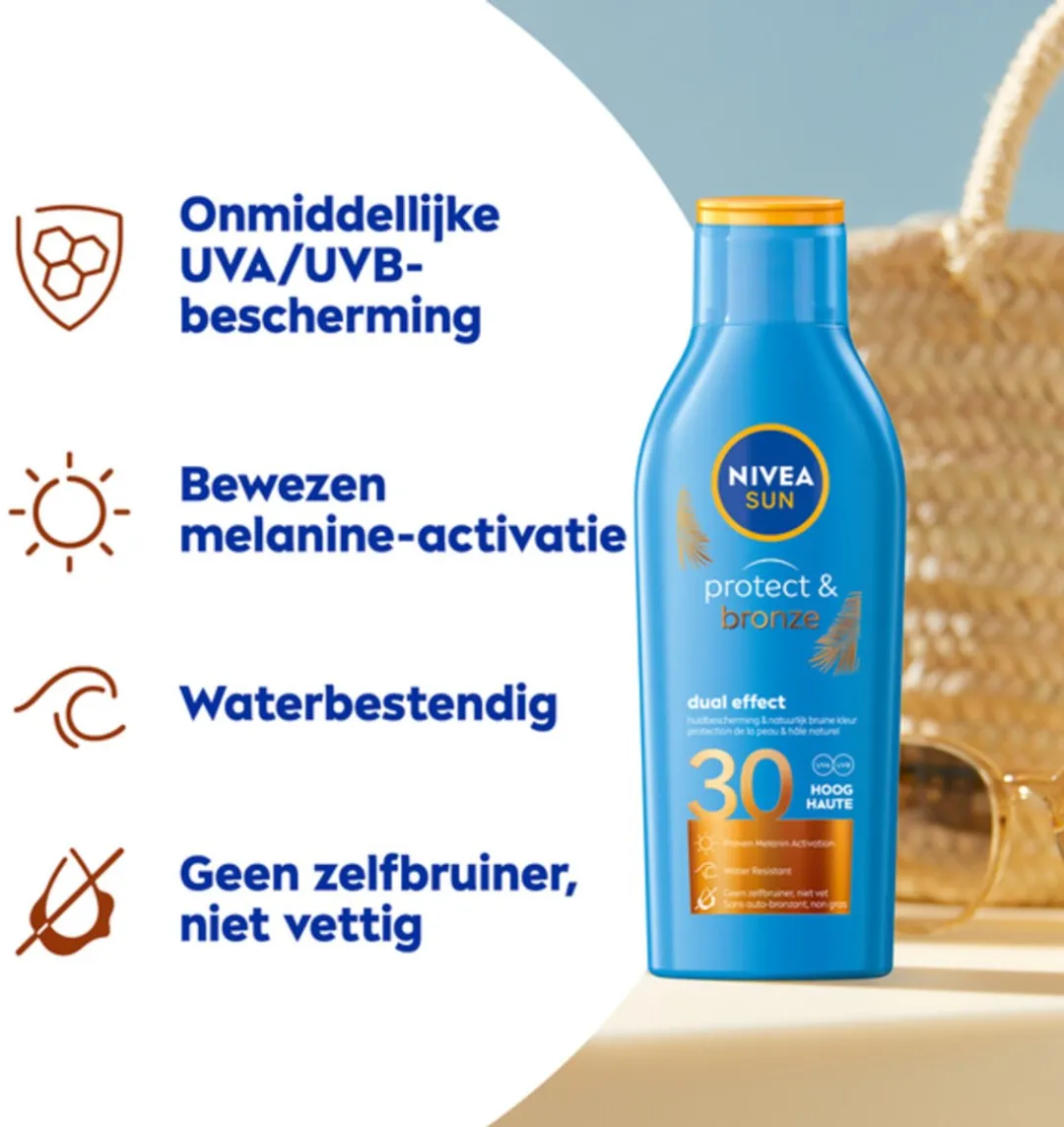 NIVEA Sun Protect & Bronze Zonnemelk SPF 30
