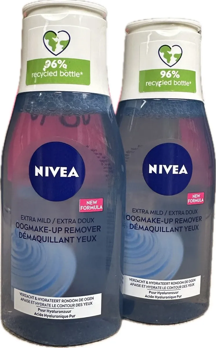 NIVEA Oog Make-up Reinigingslotion 2x125ml