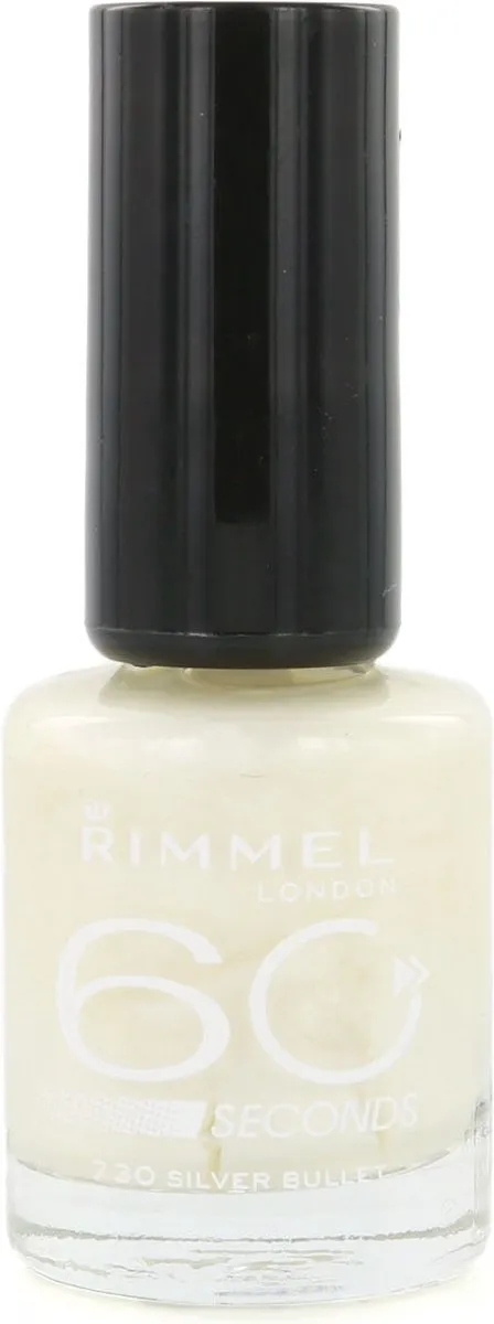 Rimmel London 60 Seconds Finish Nagellak Silver Bullit 8ml