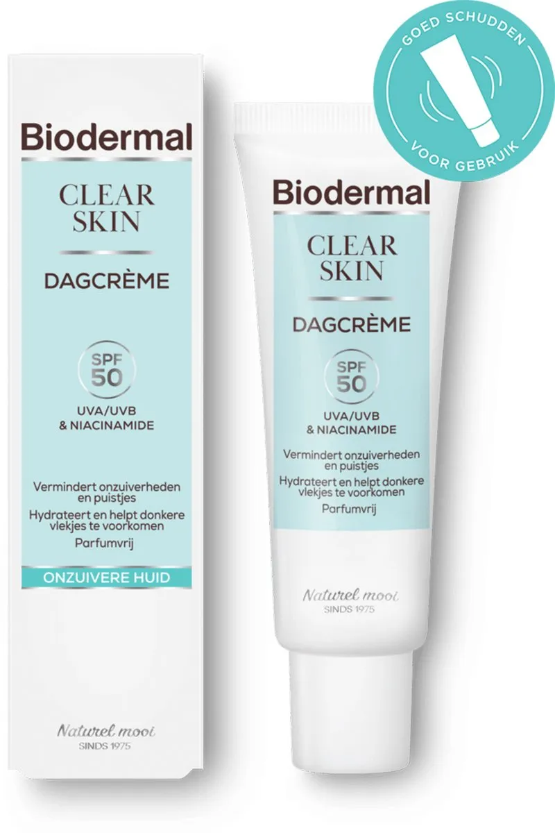 Biodermal Clear Skin Dagcrème SPF50 - 30ml