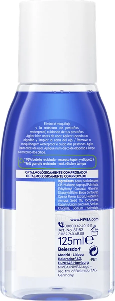 NIVEA Visage Oogmake-up Verwijderaar 125ml