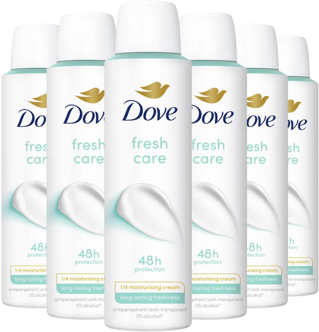Dove Anti-Transpirant Spray Fresh Care - 6x150ml