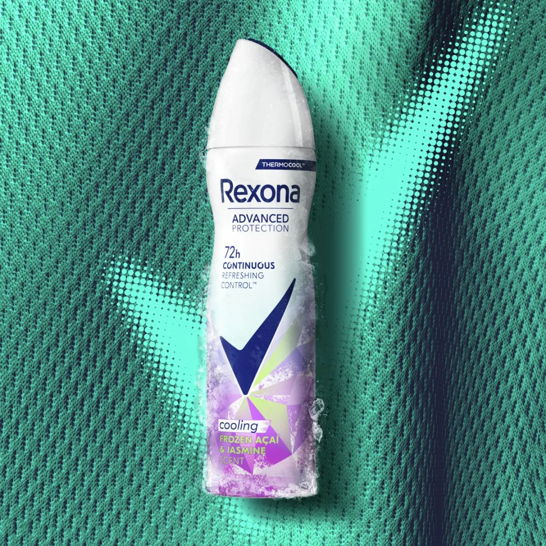 Rexona Women Advanced Protection Thermocool Anti-Transpirant Spray - Frozen Açai & Jasmine - met Continuous Refreshing Control - 6 x 150 ml