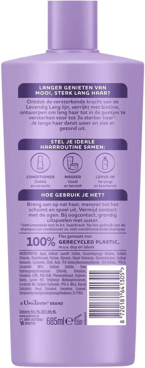 Andrélon Levendig Lang Shampoo 685ml