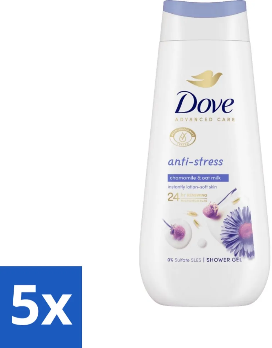 Dove Douchecrème Anti-Stress Kamille & Havermelk 225ml