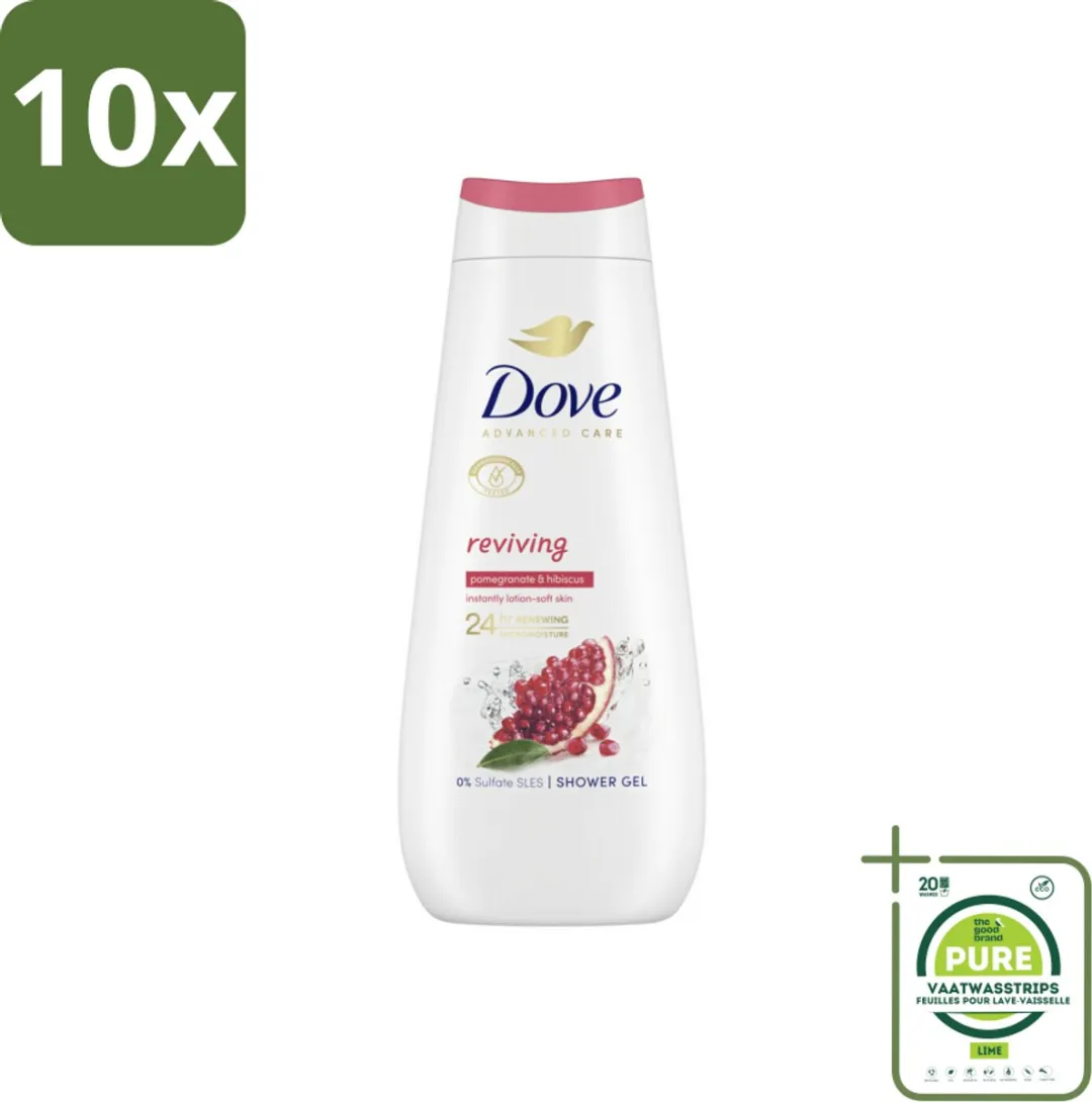 Dove Douchecrème Reviving Granaatappel & Hibiscus 400ml