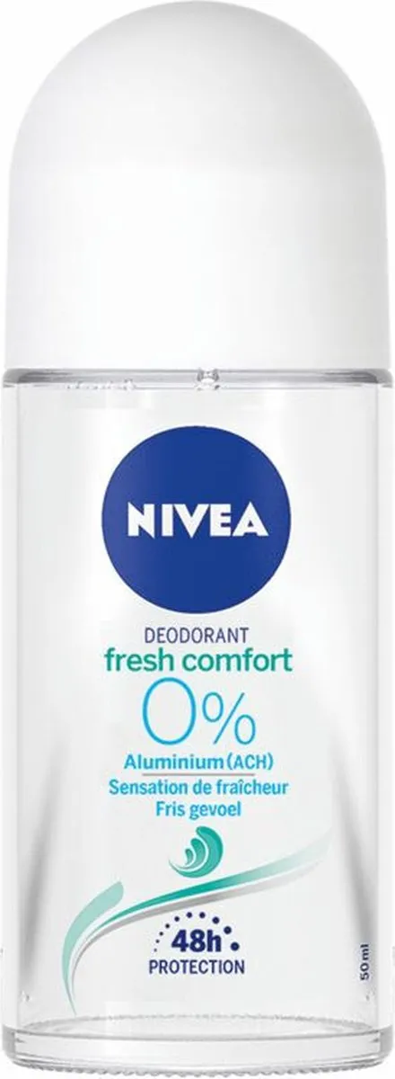 NIVEA Deodorant Roller Fresh Comfort 50ml - 3 Stuks