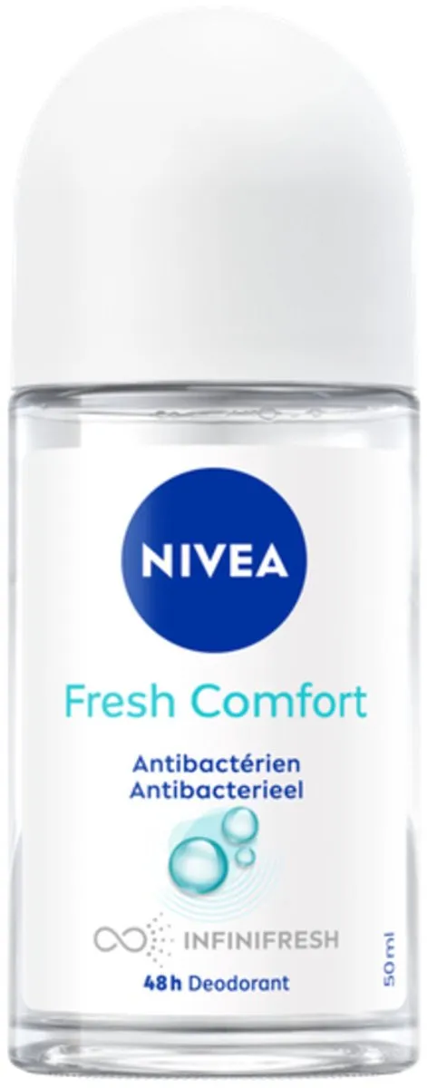 NIVEA Deodorant Roller Fresh Comfort 50ml - 3 Stuks