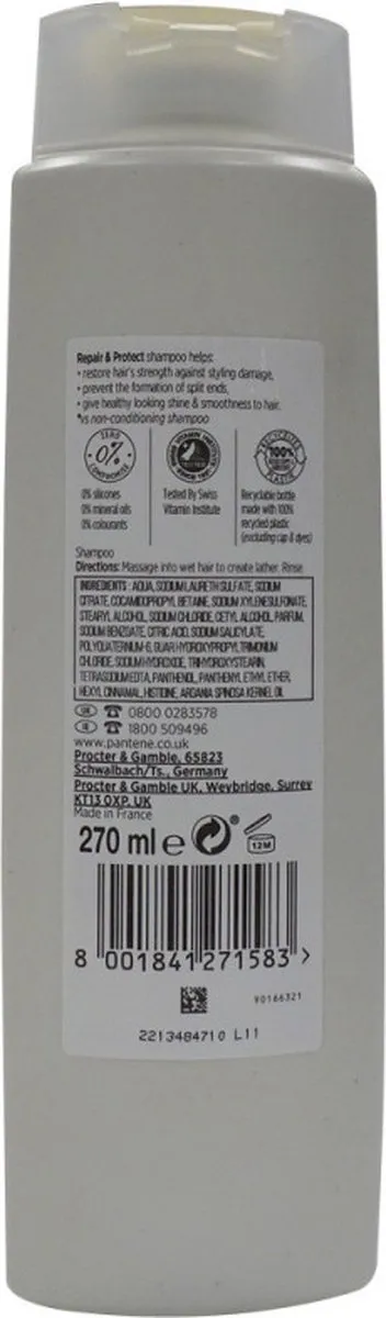 Pantene Pro-V Repair & Protect Shampoo 2160ml - 6x360ml