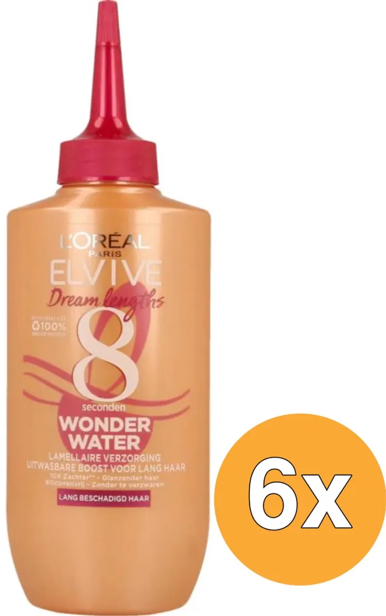 L'Oréal Paris Elvive Dream Lengths Wonder Water 6x200ml - afbeelding 6 van 6