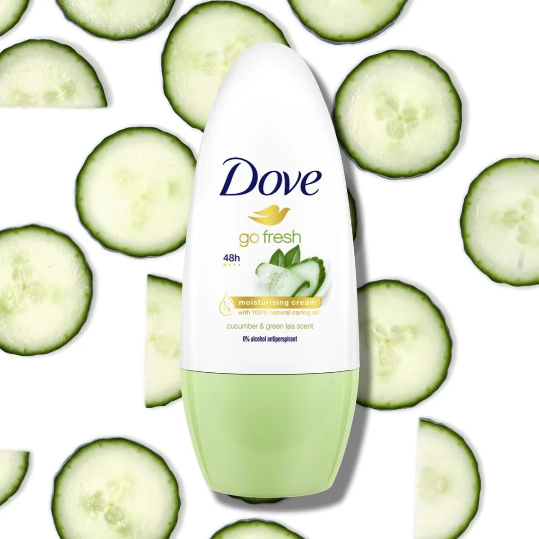 Dove Go Fresh Anti-transpirant Roller Cucumber - 6x50ml