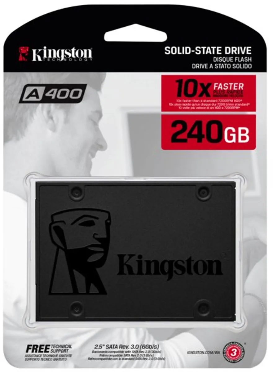Kingston A400 SA400S37/240G Interne SSD 240GB