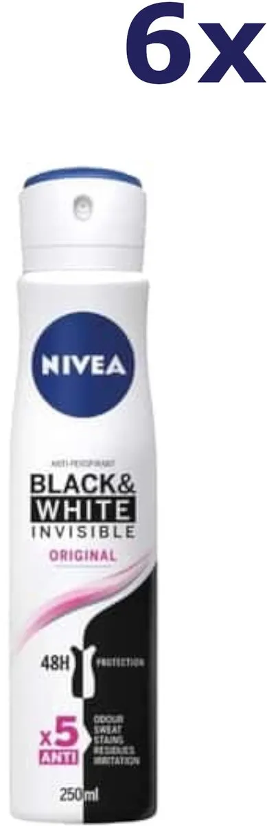 NIVEA Black & White Invisible Deo Spray