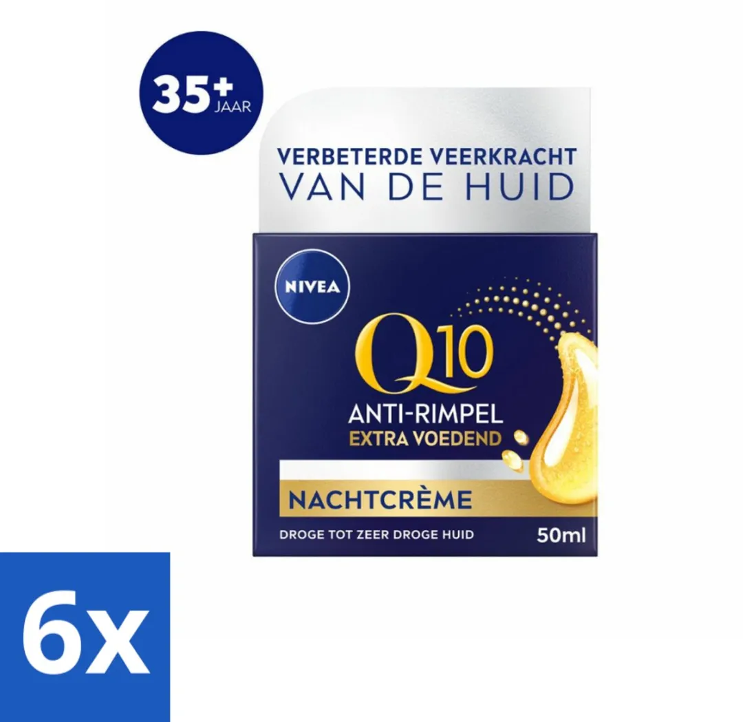 NIVEA Nachtcrème Q10 Extra Voedend 50ml