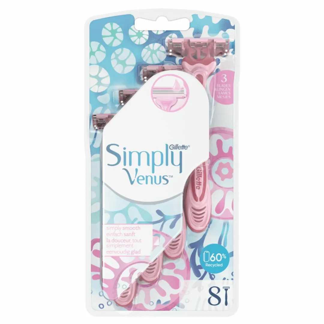 Gillette Venus Simply Venus Wegwerpmesjes 8 Stuks