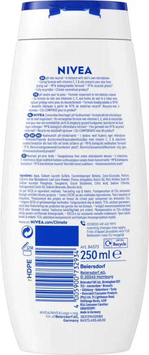 NIVEA My Moment With Aloe Vera Douchegel 250ml