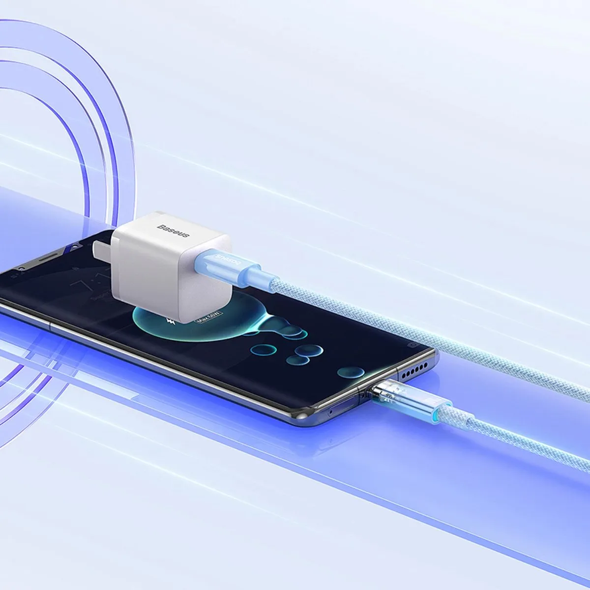 Baseus USB-C Kabel 100W Blauw