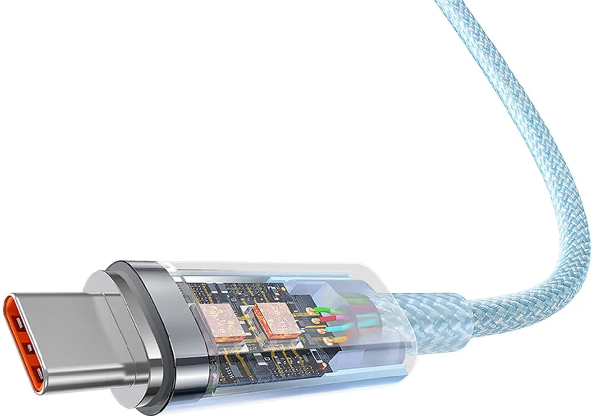 Baseus USB-C Kabel 100W Blauw