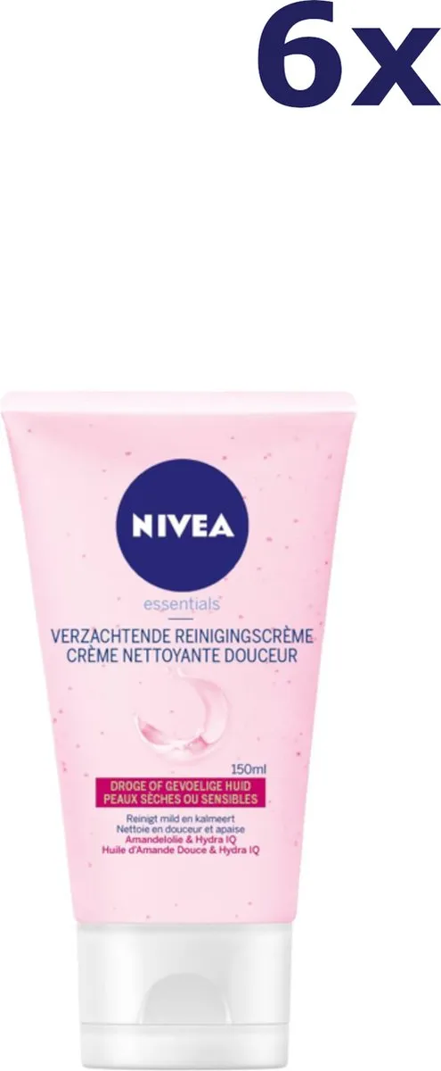 NIVEA Soothing Cleansing Cream 6x150ml