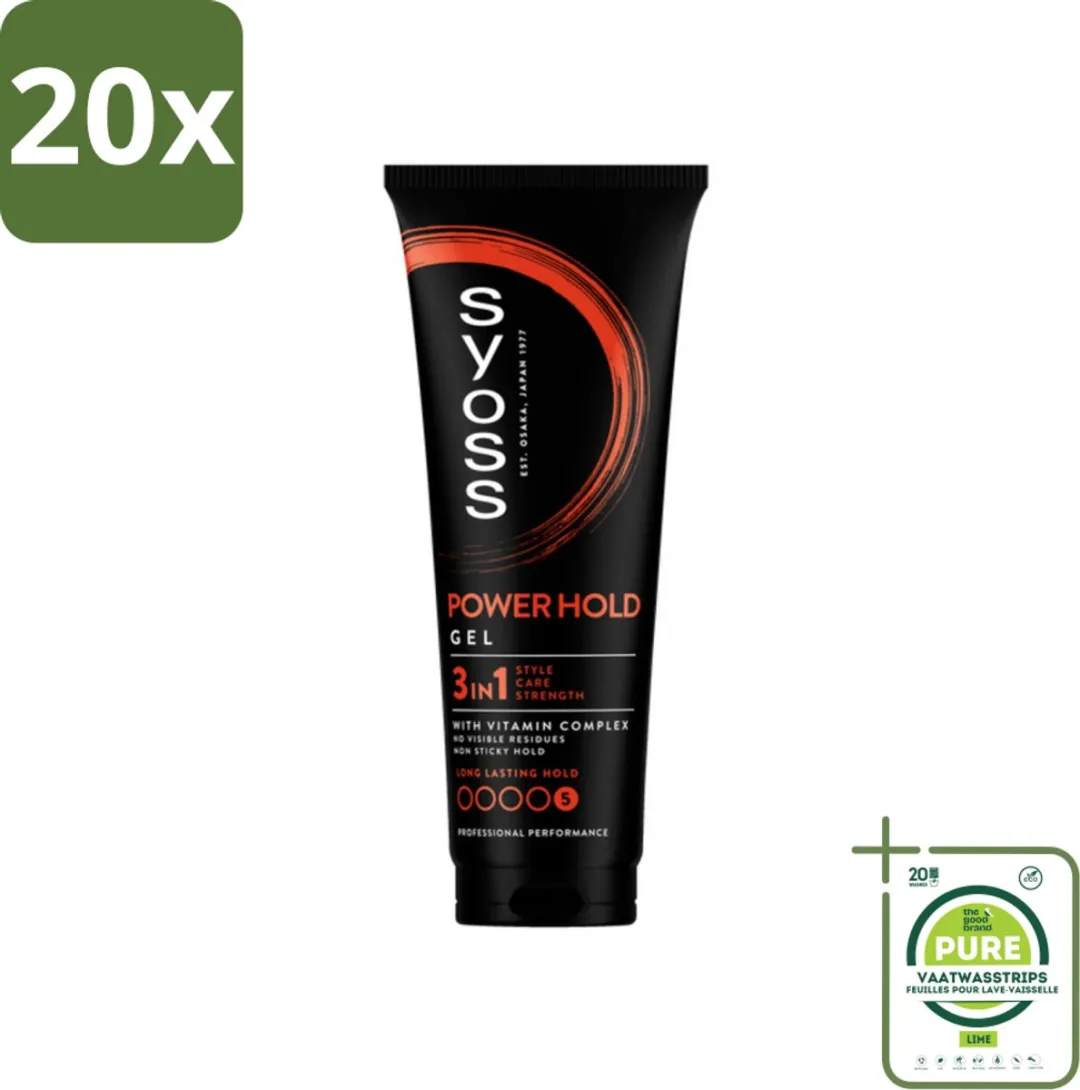 Syoss Power Hold Haargel Extra Sterke Fixatie 250ml