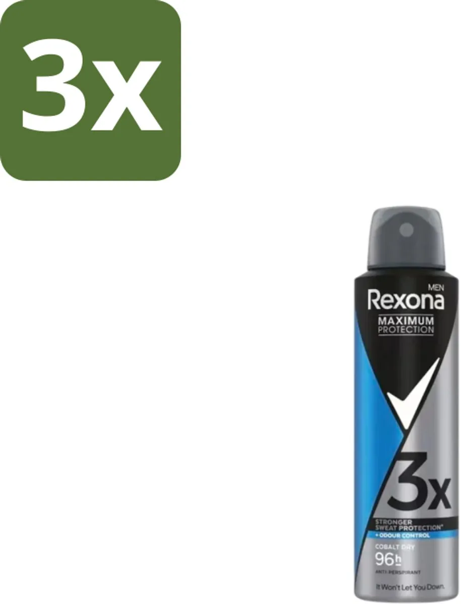 Rexona Maximum Protection Cobalt Dry Deodorant Spray 450ml