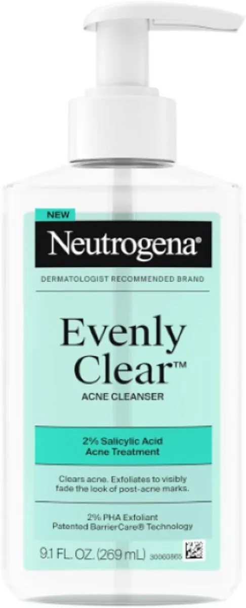 Neutrogena Evenly Clear Acne Cleanser 269ml
