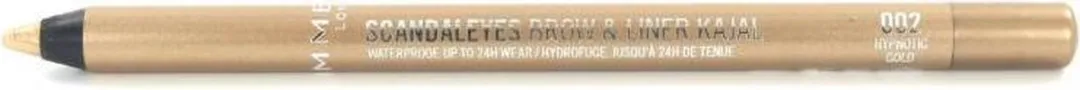 Rimmel ScandalEyes Brow & Liner Pencil 002 Hypnotic Gold - 1.2 g