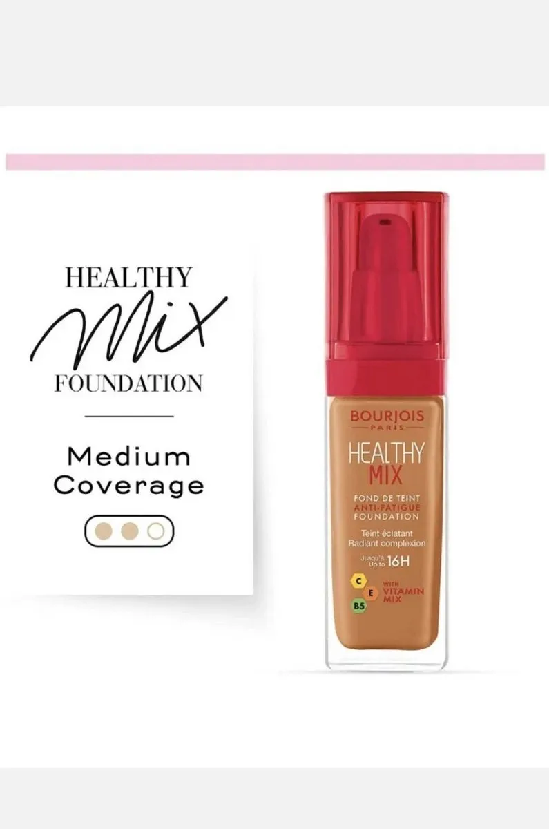 Bourjois Healthy Mix Anti-Fatigue Foundation 60 Dark Amber - 60ml