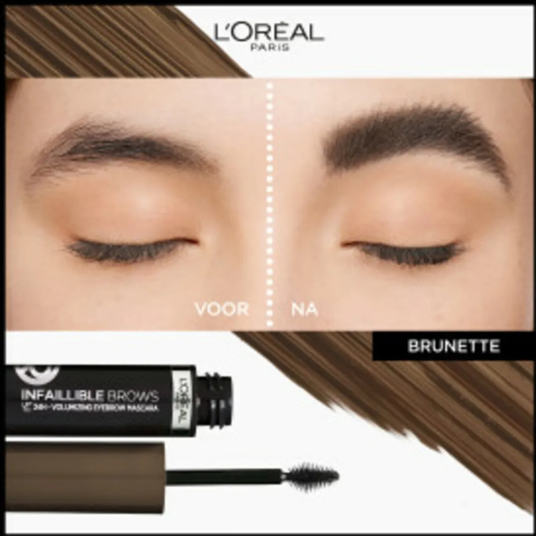 L'Oréal Paris Infaillible Brow Mascara 3.0 Brunette - 3x3g