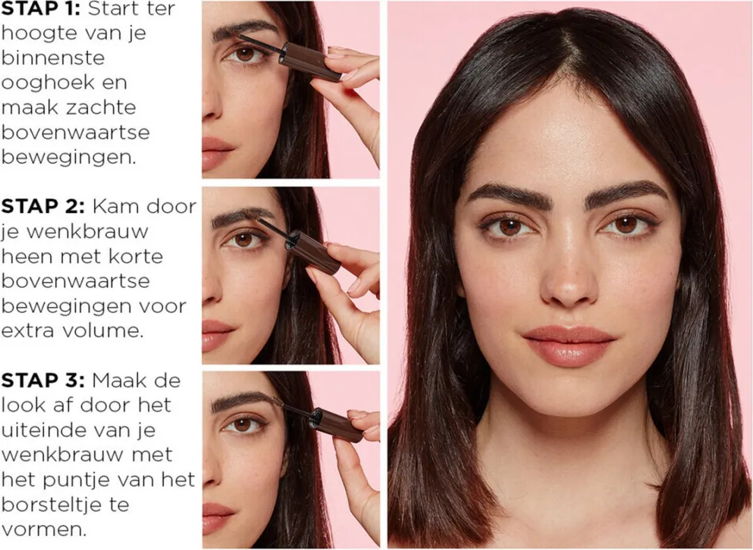 L'Oréal Paris Infaillible Brow Mascara 3.0 Brunette - 3x3g