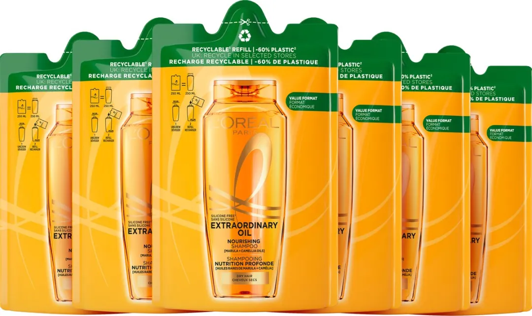 L'Oréal Paris Elvive Extraordinary Oil Shampoo Navul 6x250ml