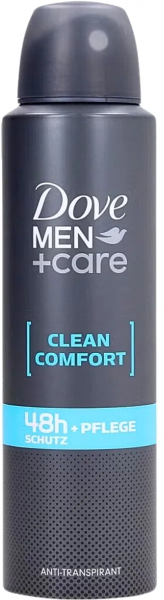 Dove Men+Care Clean Comfort Deospray 150ml - 6 Stuks