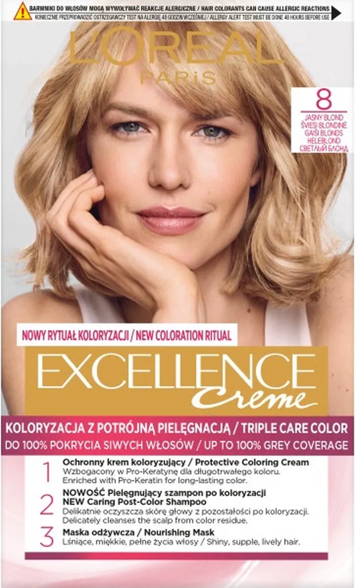 L'Oréal Paris Excellence Crème Haarverf Licht Blond 1ml