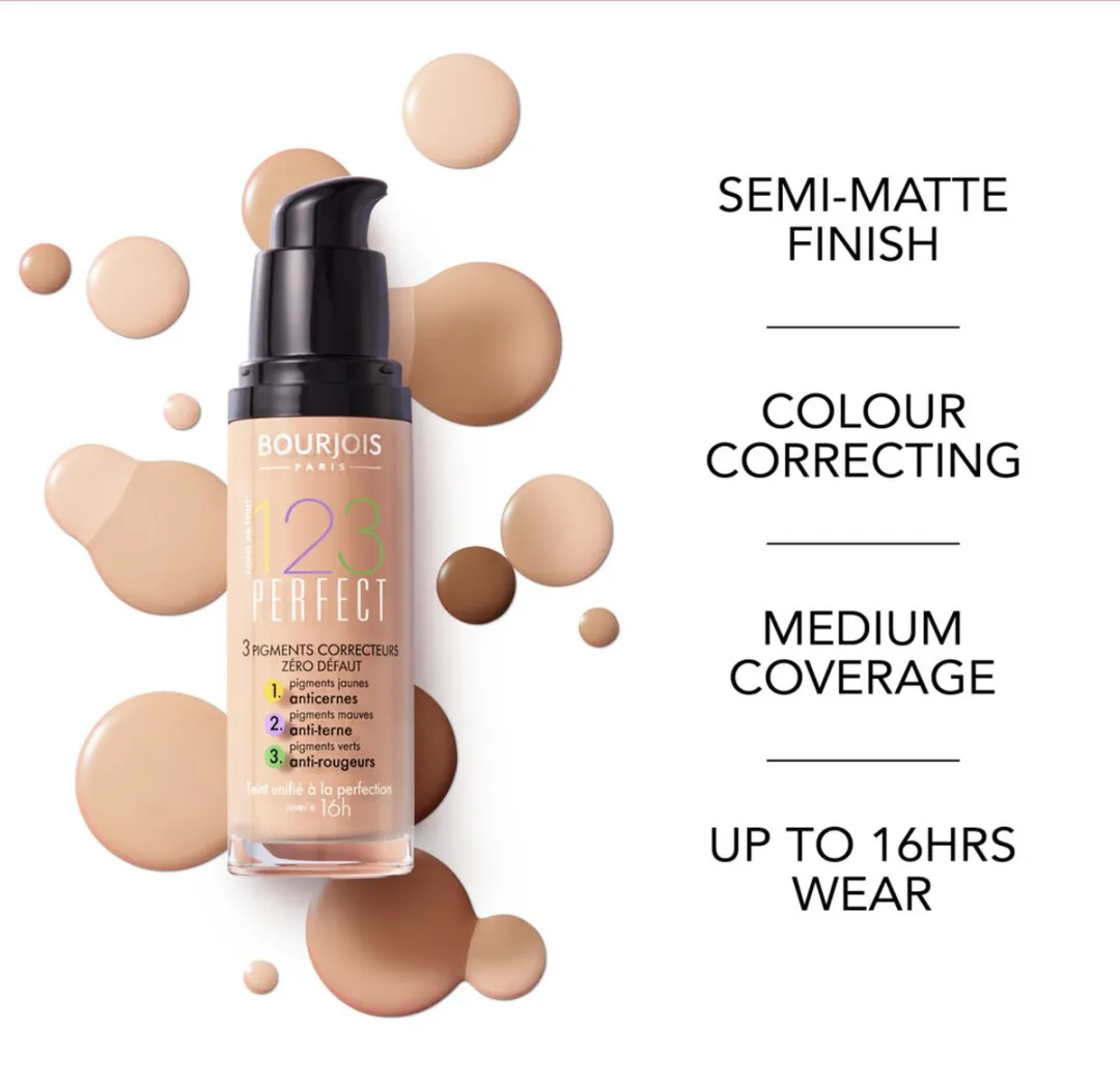 Bourjois 123 Perfect Foundation 055 Beige foncé - 30ml