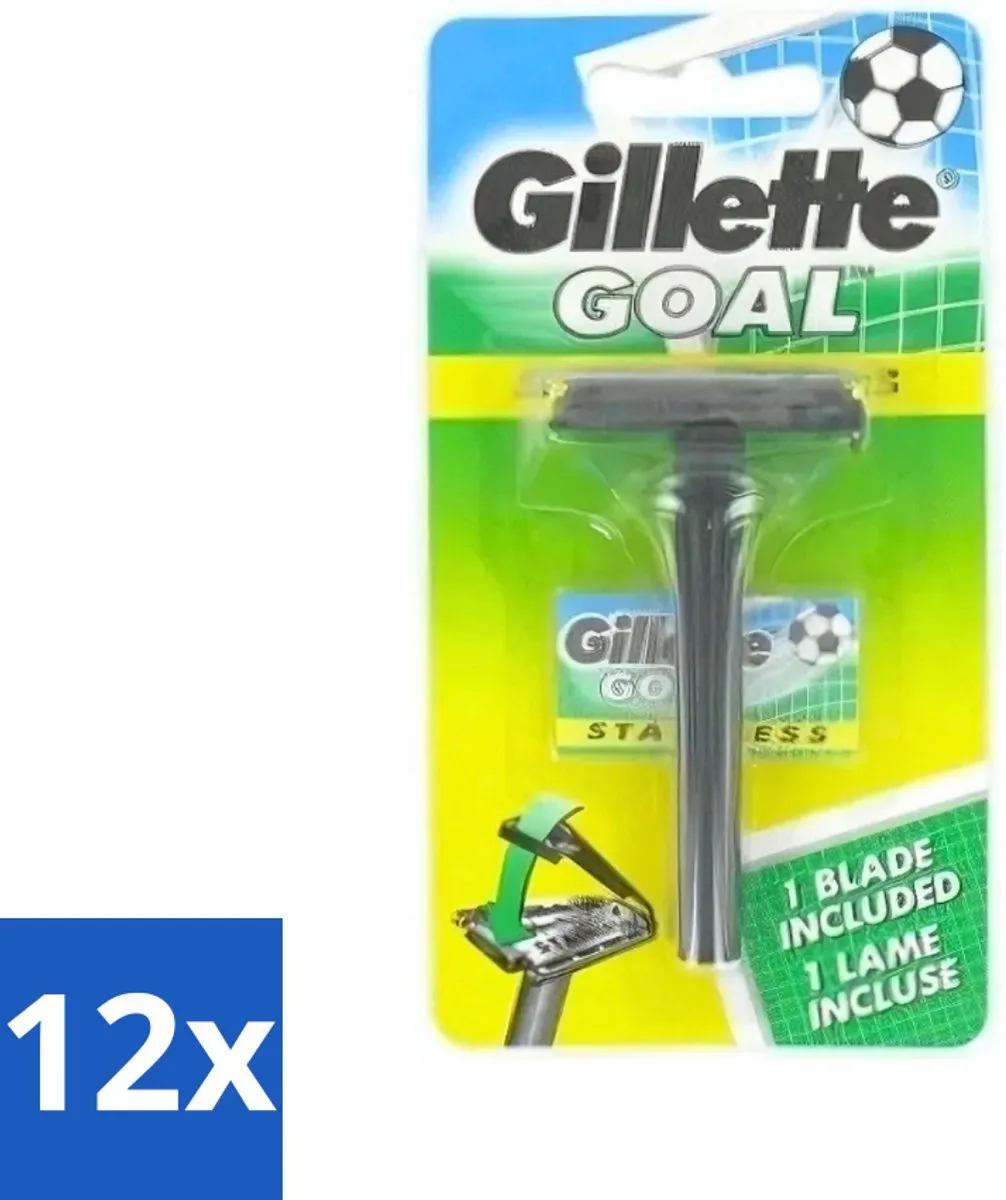 Gillette Goal Scheerset 12 Stuks