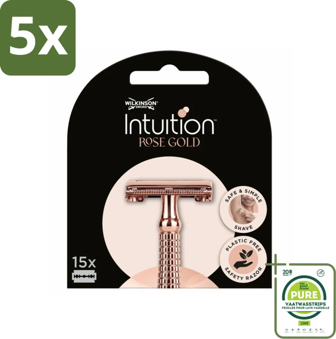 Wilkinson Intuition Navulmesjes Roségoud